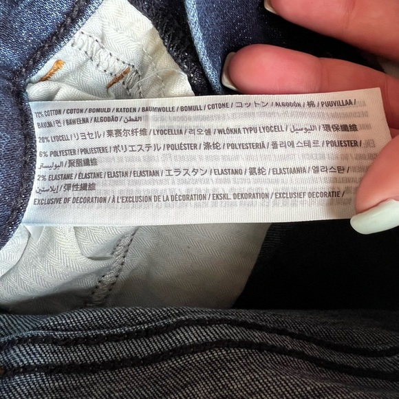 Abercrombie & Fitch Women’s Dark Wash Harper Low Rise Super Skinny Jeans 24/00S - Picture 5 of 9